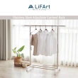 【LiFArt】單桿延伸不鏽鋼曬衣架/吊衣架