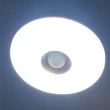 【明沛】7W LED雙效感應燈-E27銅頭型-(感應燈+小夜燈-全電壓都可使用-人來大燈亮 人走小燈亮-MP6774)
