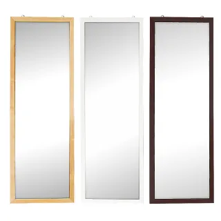 【祈樂森活】實木框壁掛明鏡(吊鏡/掛鏡/鏡子/穿衣鏡)