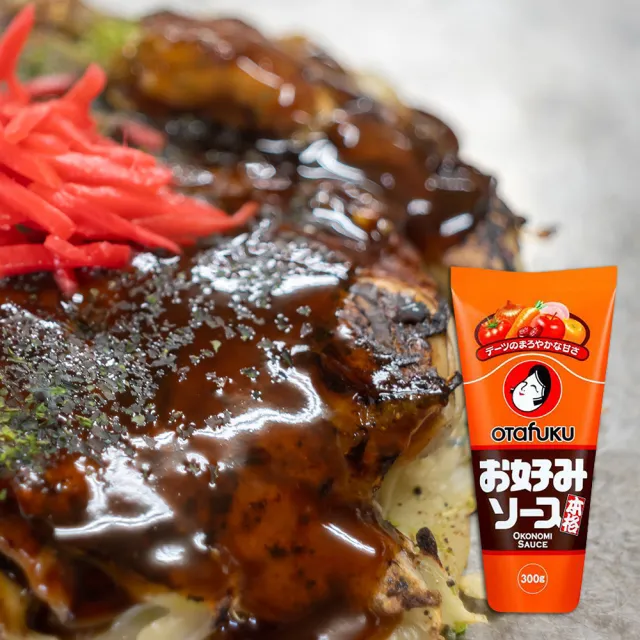 【日本 OTAFUKU】多福 大阪燒醬/章魚燒醬/炒麵醬 300g(日式料理/醬料/提味)