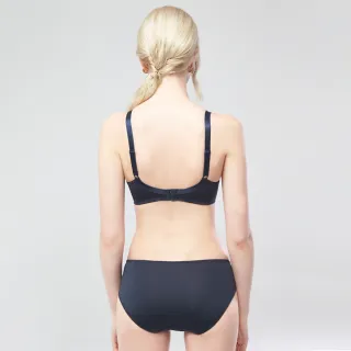 【Swear 思薇爾】星光燦爛系列B-F罩蕾絲包覆女內衣(沉靜藍)_出清品