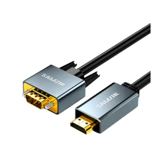 【山澤】HDMI轉VGA鋁合金60Hz高解析度影像轉接線 3M