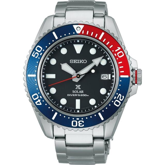 【SEIKO 精工】Prospex DIVER SCUBA 太陽能潛水錶(V157-0DP0R/SNE591P) 父親節 送禮自用