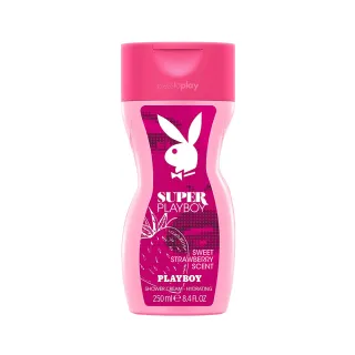 【PLAYBOY】超級兔女郎經典保濕香水沐浴膠 250ml(專櫃公司貨)