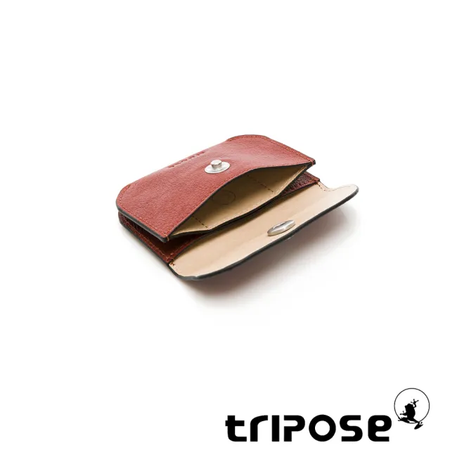 【tripose】TRANS進口牛皮零錢包(咖啡色)