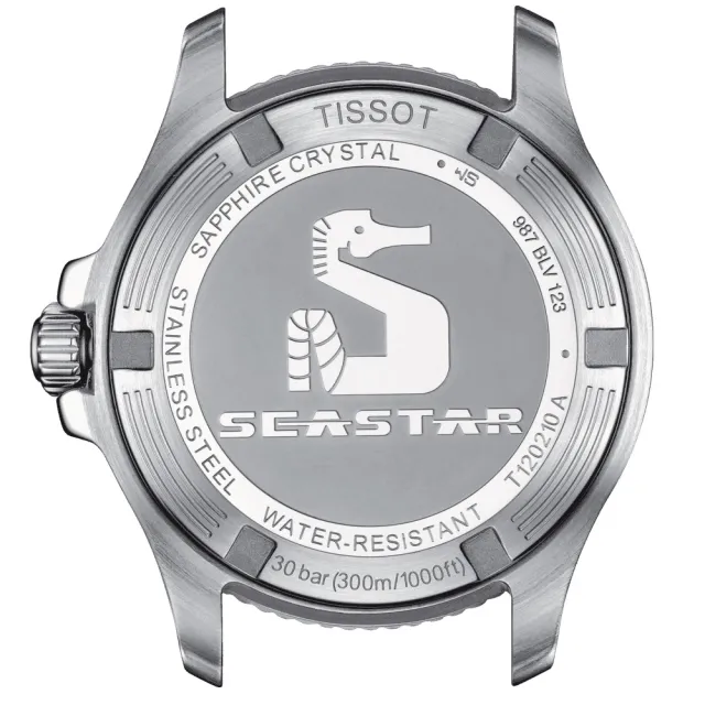 【TISSOT 天梭 官方授權】Seastar 1000 海星300米潛水錶 男錶 手錶 母親節 禮物(T1202101104100)