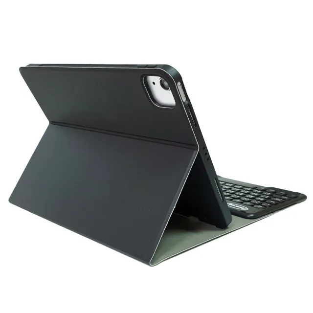 Powerway For iPad Air 5/Air 4平板專用圓座型藍牙鍵盤/皮套(10.9吋)