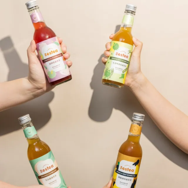 【Zestea Kombucha】Green Paradise康普茶 300ML*12瓶(無添加、富含益生菌)