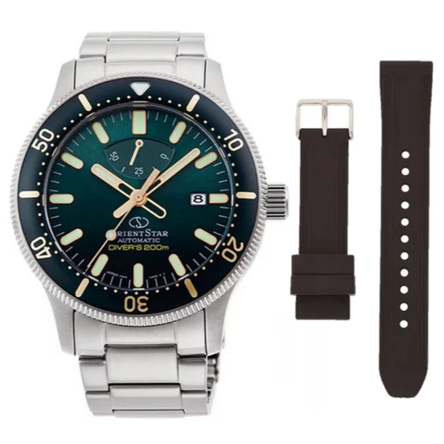 【ORIENT 東方錶】限量款 東方之星 Divers系列 防水200米 潛水機械腕錶 / 43.6mm(RE-AU0307E)