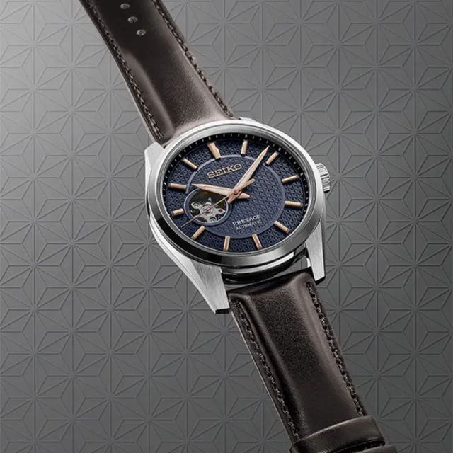【SEIKO 精工】Presage 新銳開芯機械錶 指針錶 手錶 禮物 畢業(6R38-00A0J/SPB311J1)