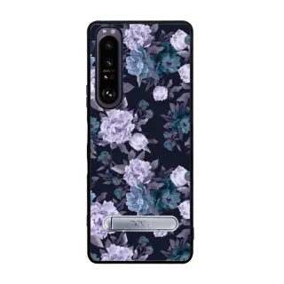 【apbs】Sony Xperia 1 IV & I0 IV 減震立架手機殼(紫山茶)