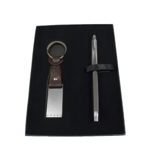 【CROSS】鎖圈禮盒+亮鉻新型鋼筆(3509)
