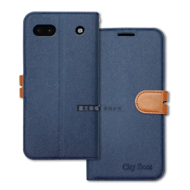 【CITY都會風】Google Pixel 6a 插卡立架磁力手機皮套 有吊飾孔