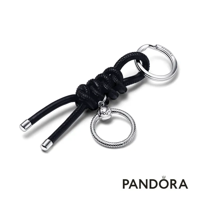 【Pandora 官方直營】Pandora Moments 非皮革材質鑰匙釦環-絕版品