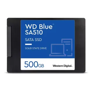 【WD 威騰】藍標 SA510 500GB 2.5吋SATA SSD(讀：560MB/s 寫：530MB/s)