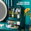 【自主設計】潘朵拉雙層抽屜+掀蓋式化妝品收納盒(18L)