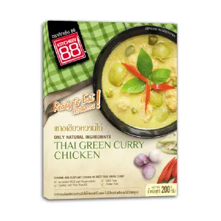 【Kitchen88】泰式綠咖哩雞即食調理包 200gx1盒