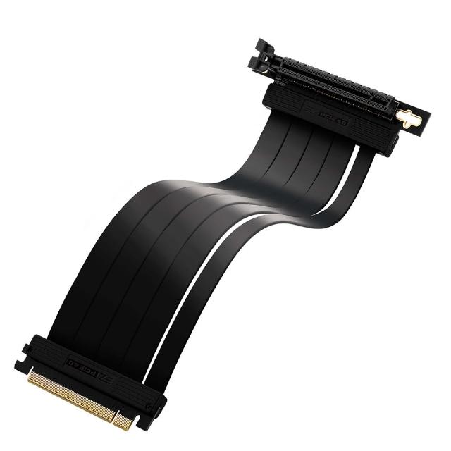 【EZDIY-FAB】PCIE Gen4 16x材質柔軟 超高速 4.0單排延長排線-30cm 90度(4.0顯卡延長線)