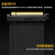 【EZDIY-FAB】PCIE Gen4 16x材質柔軟 超高速 4.0單排延長排線-30cm 90度(4.0顯卡延長線)