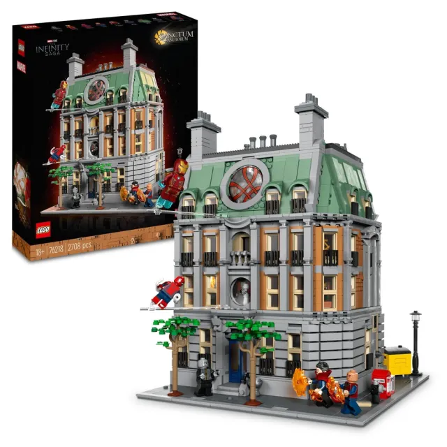 【LEGO 樂高】Marvel超級英雄系列 76218 Sanctum Sanctorum(奇異博士 漫威 建築模型 禮物)