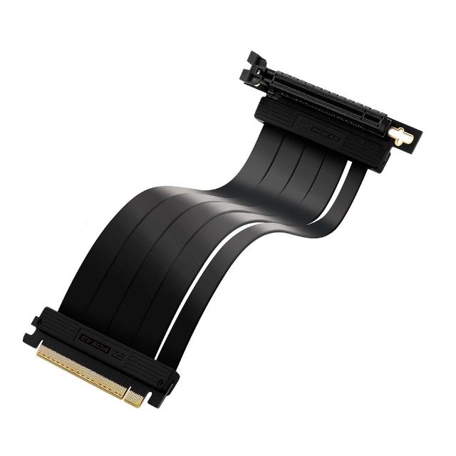 【EZDIY-FAB】PCIE Gen4 16x材質柔軟 超高速 4.0單排延長排線-20cm 90度(4.0顯卡延長線)