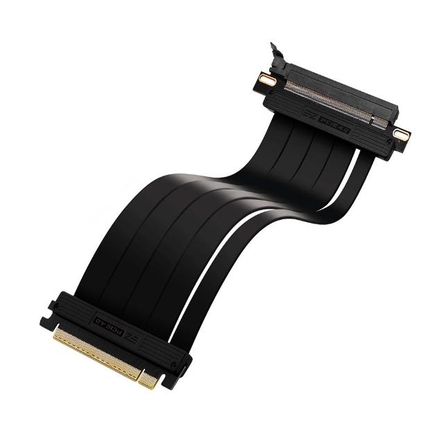 【EZDIY-FAB】PCIE Gen4 16x材質柔軟 超高速 4.0單排延長排線-20cm 180度(4.0顯卡延長線)