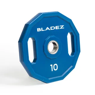 【BLADEZ】OP5-CPU奧林匹克包膠槓片-10KG(二入組)