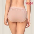 【Triumph 黛安芬】FLORALE 自由牡丹系列 透氣包覆中腰平口內褲 M-EL(氣質裸)