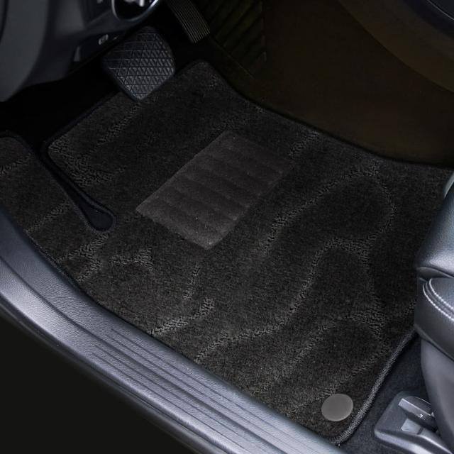【CARBUFF】雪絨汽車腳踏墊  Audi Q5 二代 適用/黑色(2017/07-)