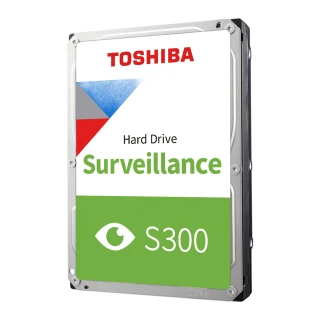 【TOSHIBA 東芝】S300 AV影音監控硬碟  1TB 3.5吋 SATA 5700轉 64MB 三年保固(HDWV110UZSVA)