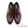 【CUMAR】專利氣墊 抗震分壓真皮氣墊紳士鞋(咖啡色)