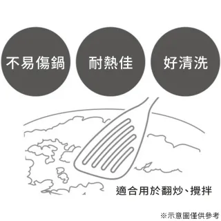 【NITORI 宜得利家居】矽膠廚具 矽膠斜角鍋鏟 Days(矽膠廚具 矽膠斜角鍋鏟 斜角鍋鏟 矽膠 Days)