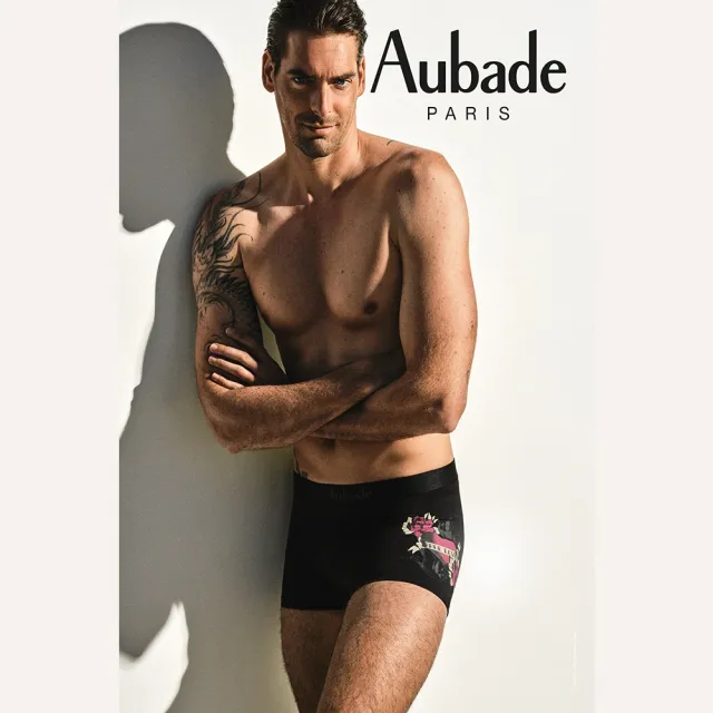 【Aubade】長版頂級莫代爾棉 彈性四角男褲 平口褲(示愛-2213)