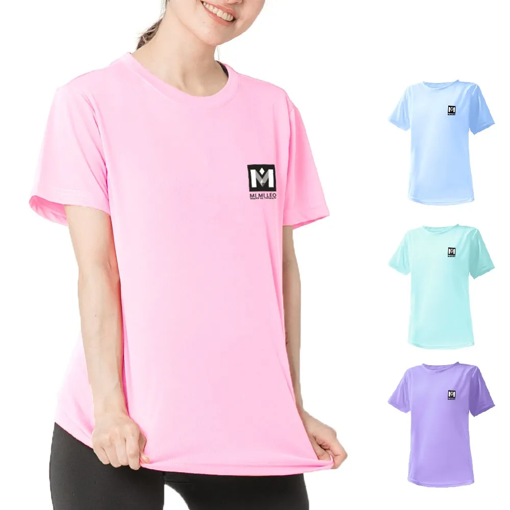 【MI MI LEO】台灣製男女款 吸排短T-Shirt_M002(多色任選)