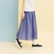 【Dailo】清新感格紋網紗-女長裙 格紋 藍 黑(二色/魅力商品/版型適中)