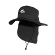 【POLER STUFF】日本限定 2WAY LONG BRIM SUNGUARD HAT 遮陽戰術帽漁夫帽 / 可收摺隱藏式遮陽裁片(黑色)
