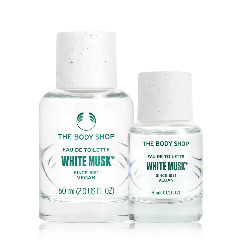 【THE BODY SHOP 美體小舖】迷人女神麝香香水組(白麝香EDT60ML+30ML)