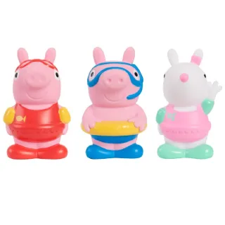 【Peppa Pig 粉紅豬】粉紅豬小妹-洗澡公仔 共3款可選(佩佩豬 喬治 蘇西)