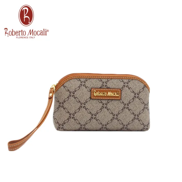 【Roberto Mocali】方格手提零錢包(RM-89831)
