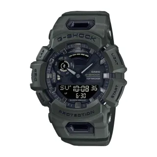 【CASIO 卡西歐】G-SHOCK 藍牙 都市跑步訓練 計步 運動手錶(酷墨綠_GBA-900UU-3A)