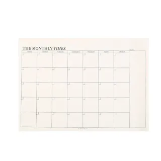 【Cap】可撕式月/週曆計畫手帳本