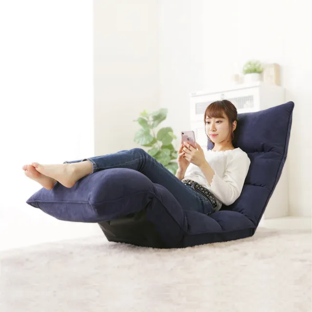 【IRIS】多段式紓壓單人沙發床 YCK-001(摺疊沙發/和室椅/可收納/懶骨頭/和式椅/多段可調節)