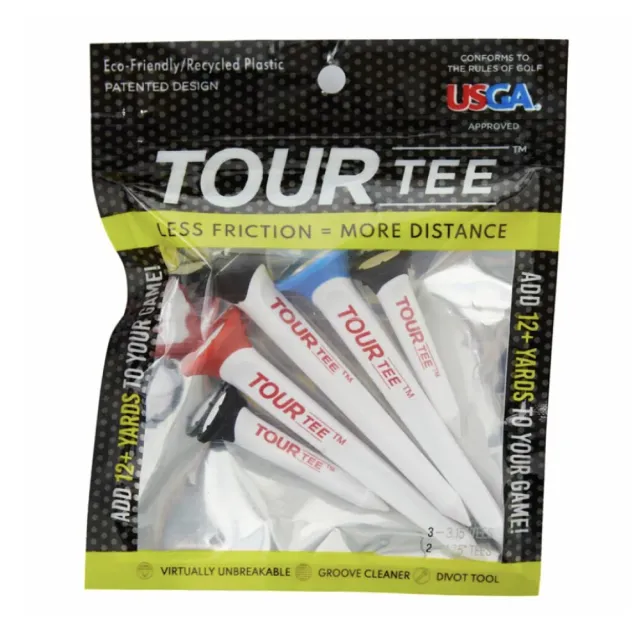 【TOUR TEE】GOLF Tour Tee Combo Pack長短球梯組｜一包5支(一組兩包入｜高爾夫球梯Tee)