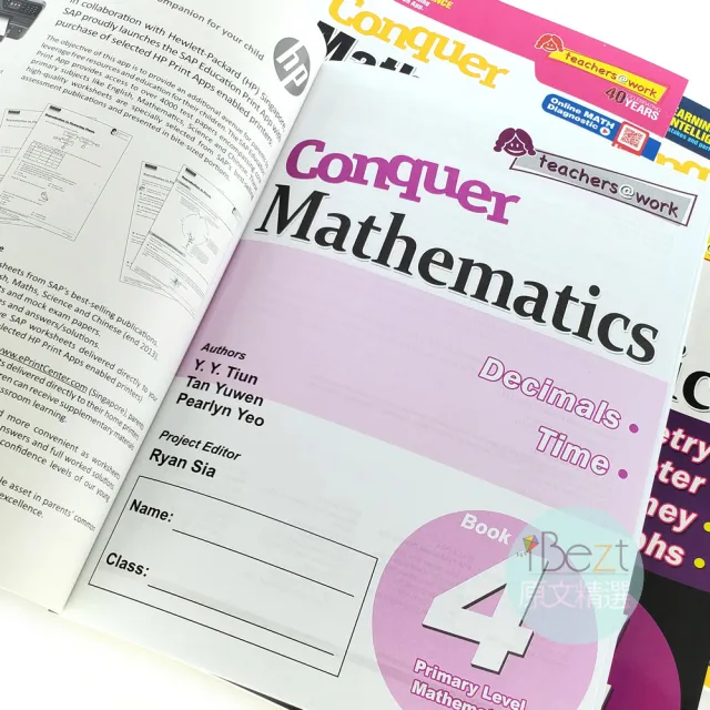 【iBezT】SAP Conquer Mathematics(SAP 數學4年級教材)