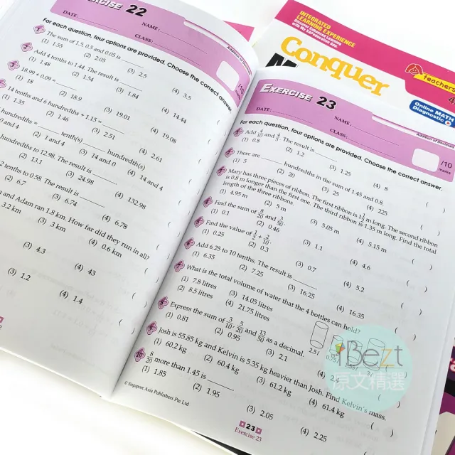 【iBezT】SAP Conquer Mathematics(SAP 數學4年級教材)