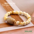 【Naluxe】金絲硨磲+珊瑚玉轉運珠開運手鍊(佛教七寶、有機寶石、避邪、安定心神)