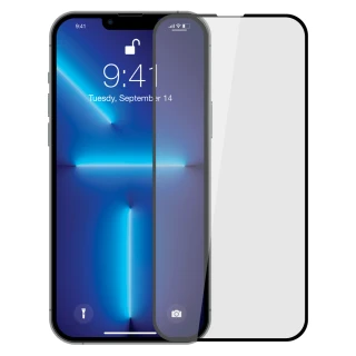 【Ayss】iPhone 13 Pro Max/6.7吋 超好貼滿版鋼化玻璃保護貼(滿膠平面滿版/9H/疏水疏油-黑)