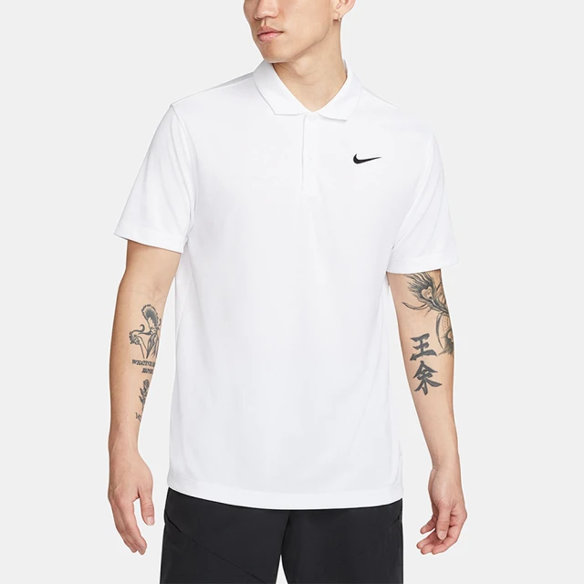 NIKE 耐吉 上衣 男款 短袖上衣 POLO衫 運動 AS M NKCT DF POLO SOLID 白 DH0858-100