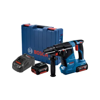 【BOSCH 博世】18V 無碳刷免出力鎚鑽_5.0Ahx2(GBH 187-LI)