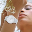【Rado 雷達表】True Thinline真我超薄系列 世界花園陶瓷錶-雪花白39mmR05(R27007032)